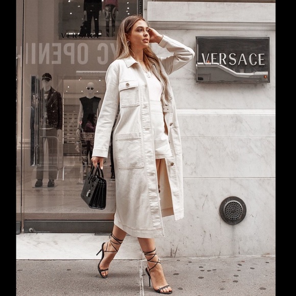 Madewell cline duster long chore coat - Picture 3 of 8